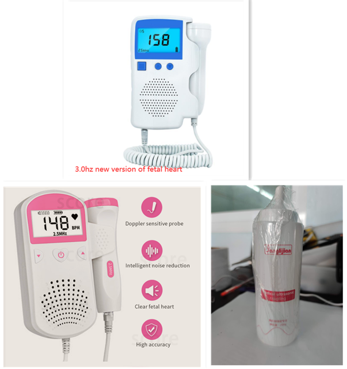 Fetal Heart Rate Monitor With Sound, For Babies From Home