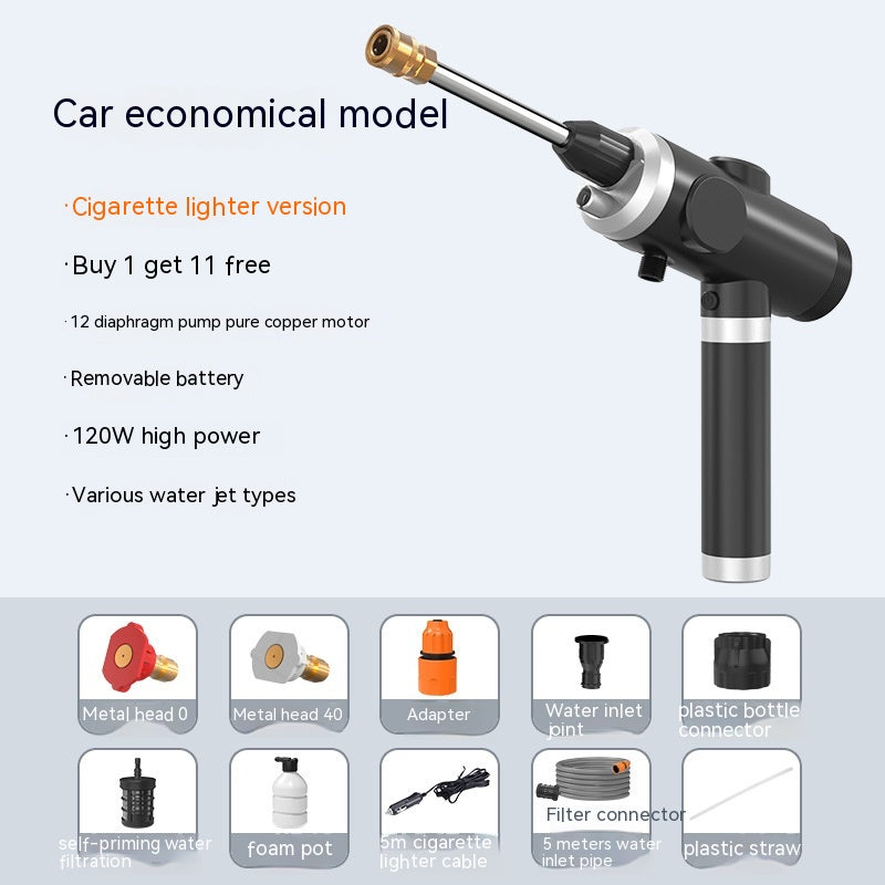 Portable High Pressure Car Washing Gun