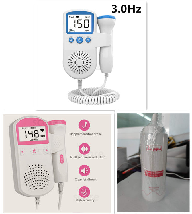 Fetal Heart Rate Monitor With Sound, For Babies From Home